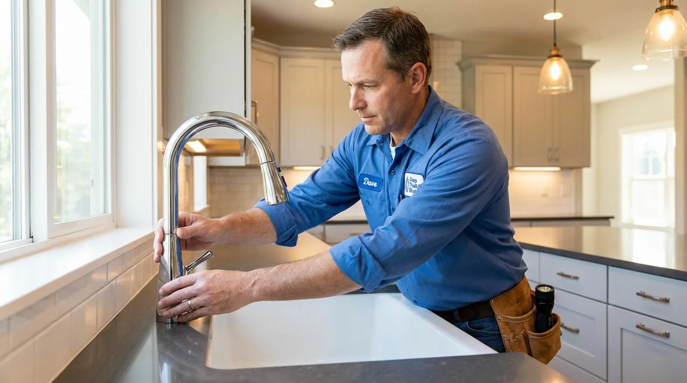 Kitchen faucet installation by Johns Plumbing LLC in Severance